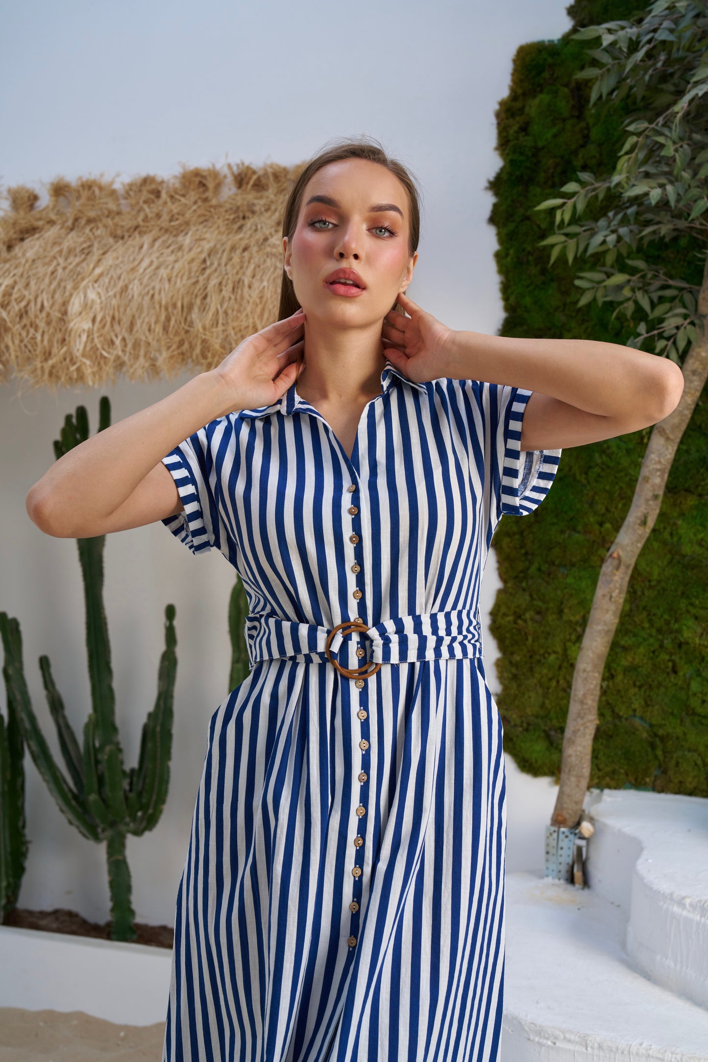 TERESITA Marina Lines Dress